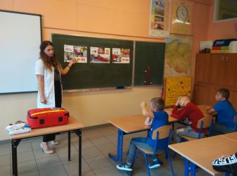 Pierwsza pomoc w klasach młodszych