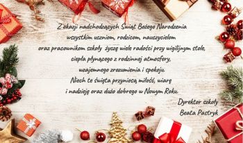 Kremowa i Pomarańczowa Vintage Boże Narodzenie Etykietka