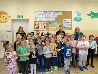  Bezpieczna droga - spotkanie z policjantką